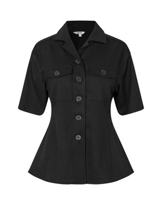 Peplina-M Bluse - Black